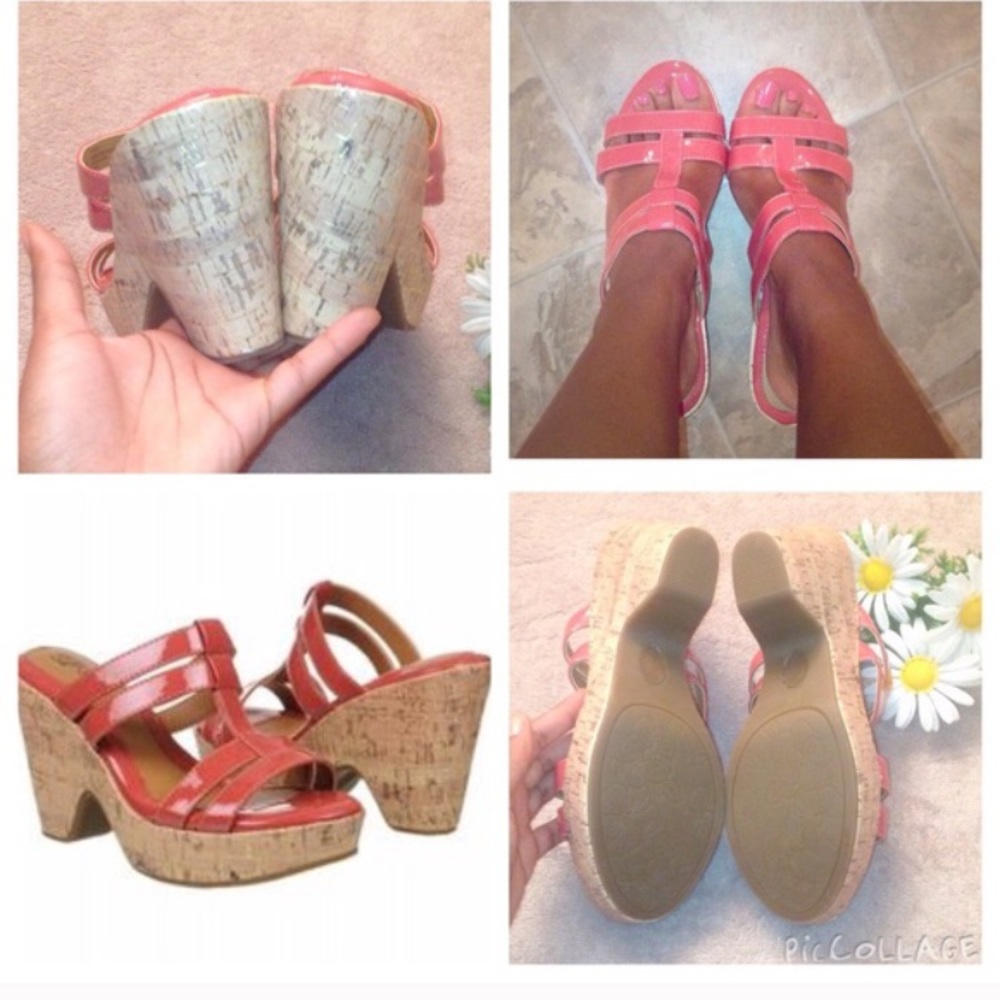 NEW EuroSoft Coral Wedge Sandal
